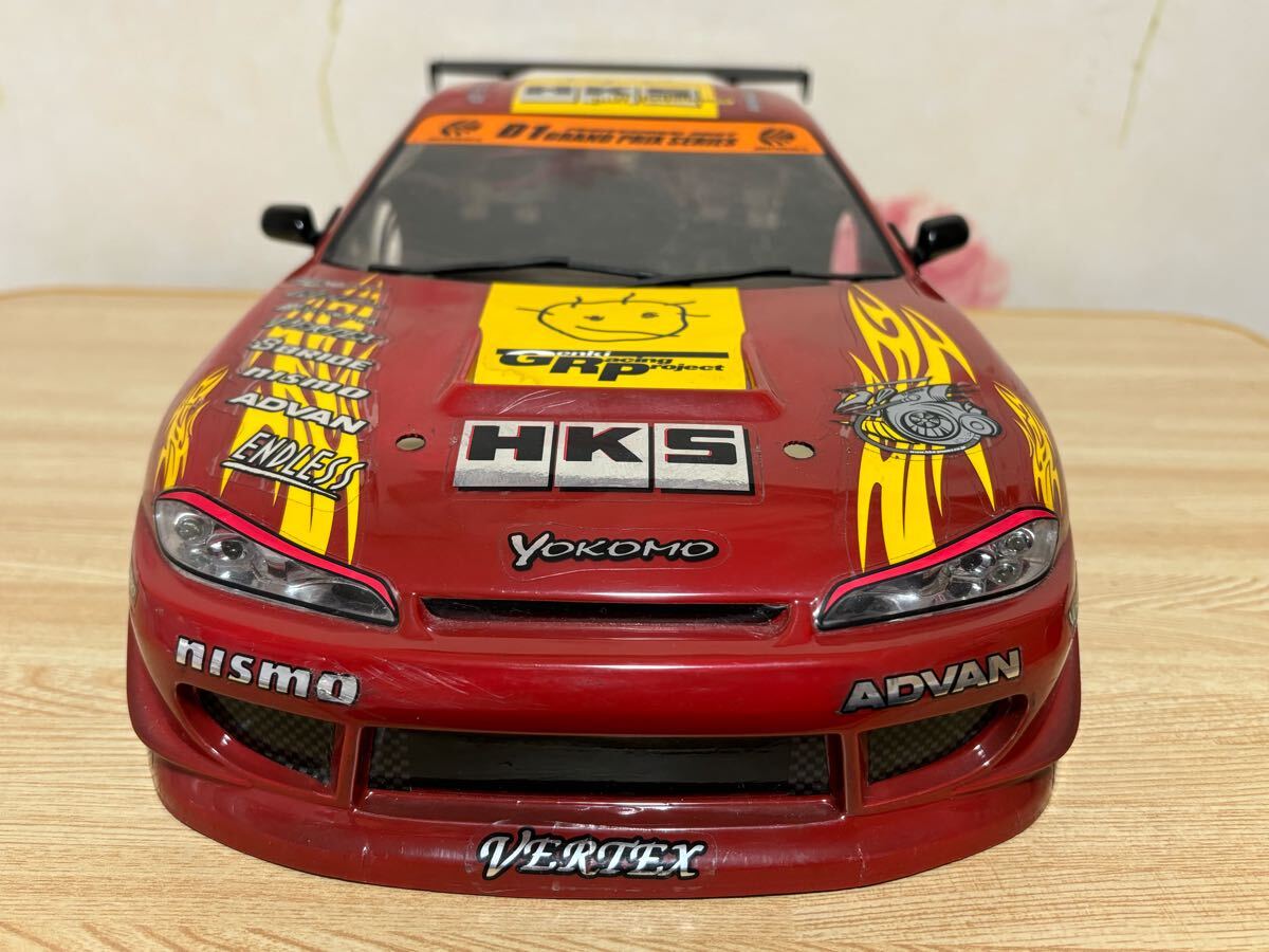 送料無料 1/10 ヨコモ HKS ハイパーシルビア S15 LED付きラジコン