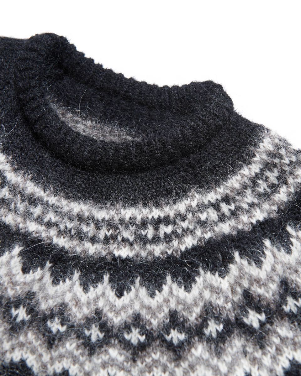 uniform experiment MOHAIR NORDIC CREWNECK KNIT ノルディック サイズ