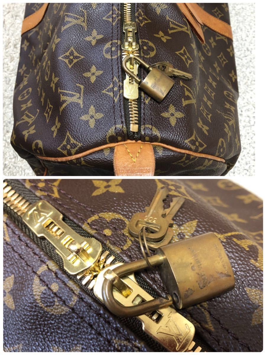 ルイヴィトン モノグラム ボストンバッグ キーポル55 ファスナー新品