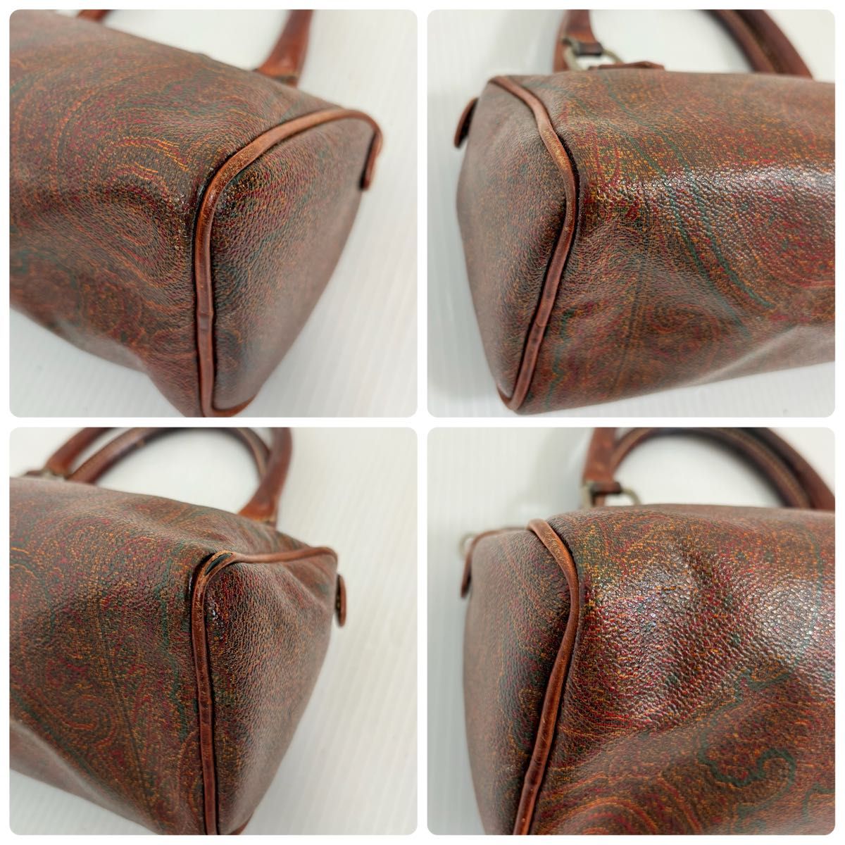 ミニバッグ付】エトロ ボストンバッグ ショルダーバッグ 2way