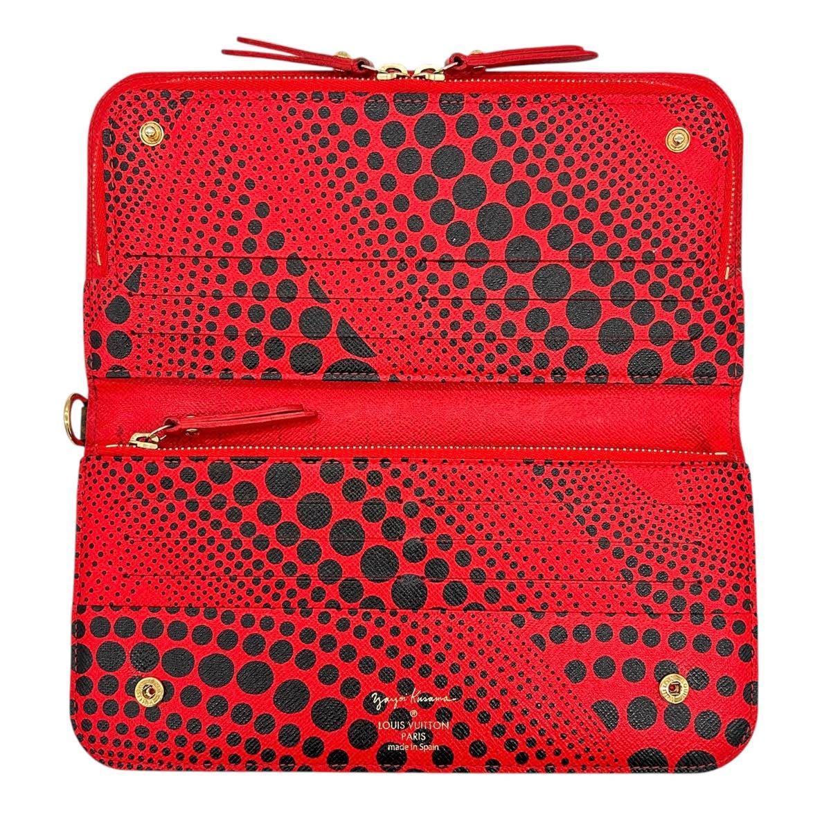 美品 】LOUIS VUITTON ルイヴィトン パンプキンドット 長財布 草間彌生