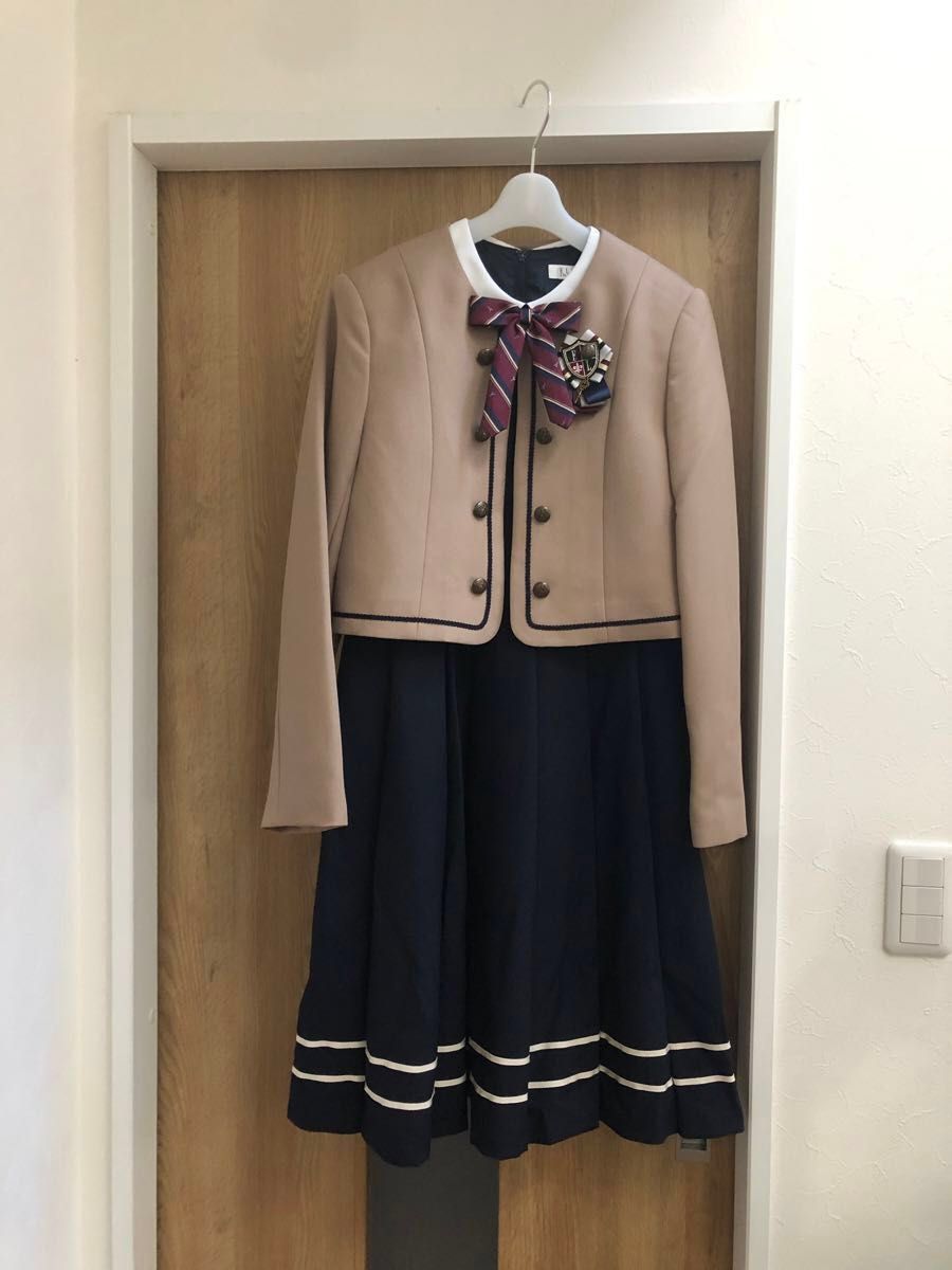 ELLE EN NOIR 165 フォーマルスーツ アンサンブル 卒業式 卒服 エル