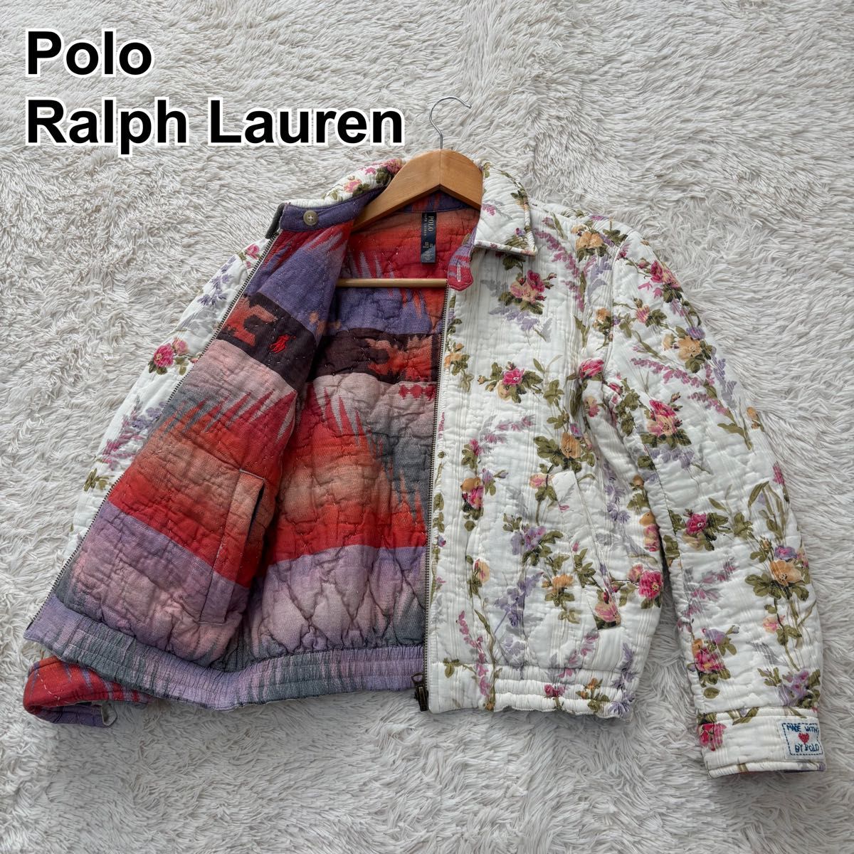 POLO RALPH LAUREN ポロラルフローレン キルティングジャケット 花柄