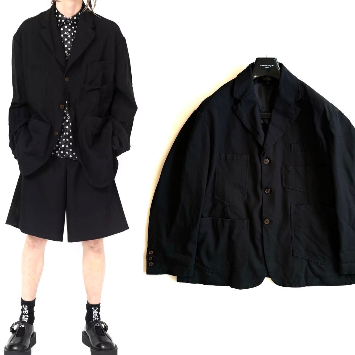 美品》23ss BLACK COMME des GARCONS ブラック コムデギャルソン