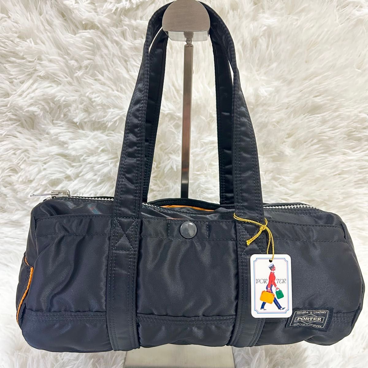 新品 タグ付き】ポーター タンカー ミニボストンバッグ ドラムバッグ S