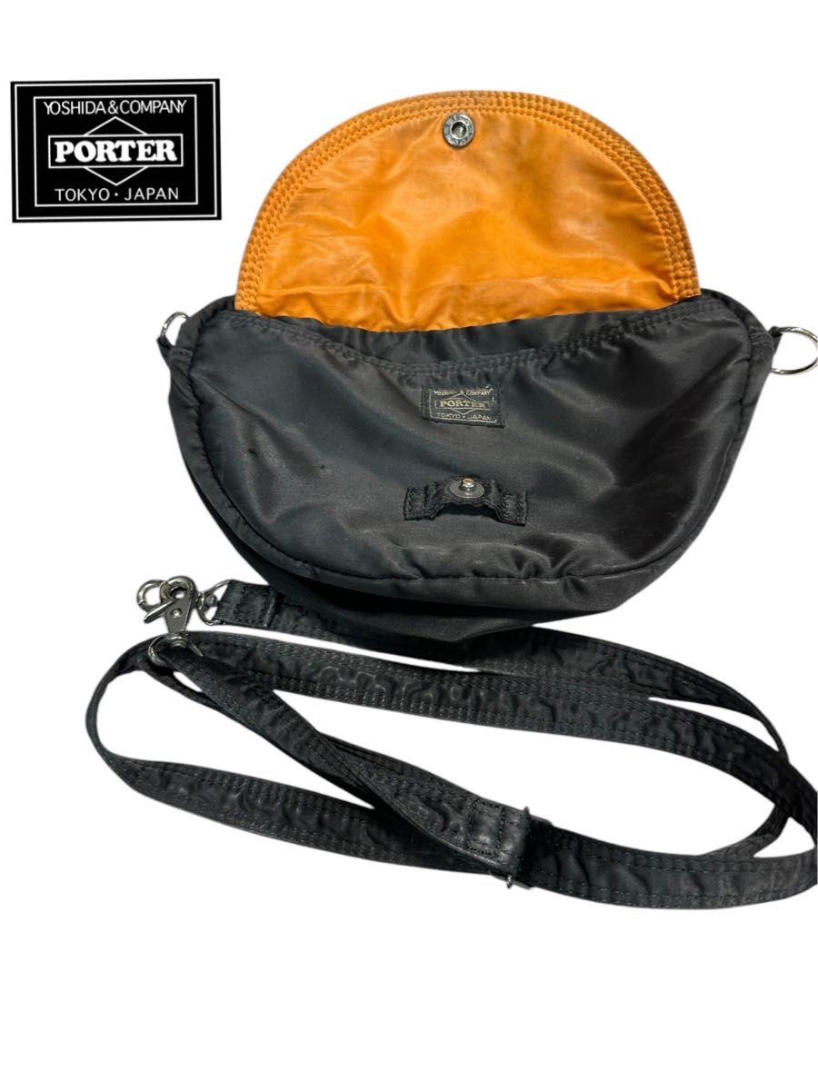 廃盤 激レア】PORTER タンカー 希少 廃盤 ハーフムーン ショルダー