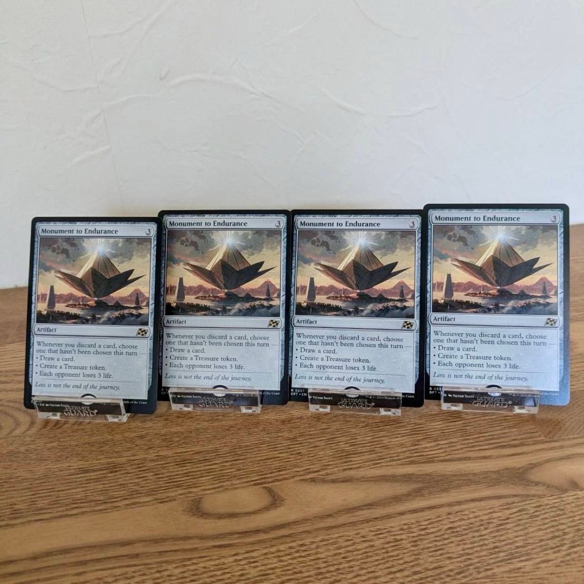 ホビー収集家様向けMTG 忍耐の記念碑 4枚 ホビー収集家様向けMTG 忍耐