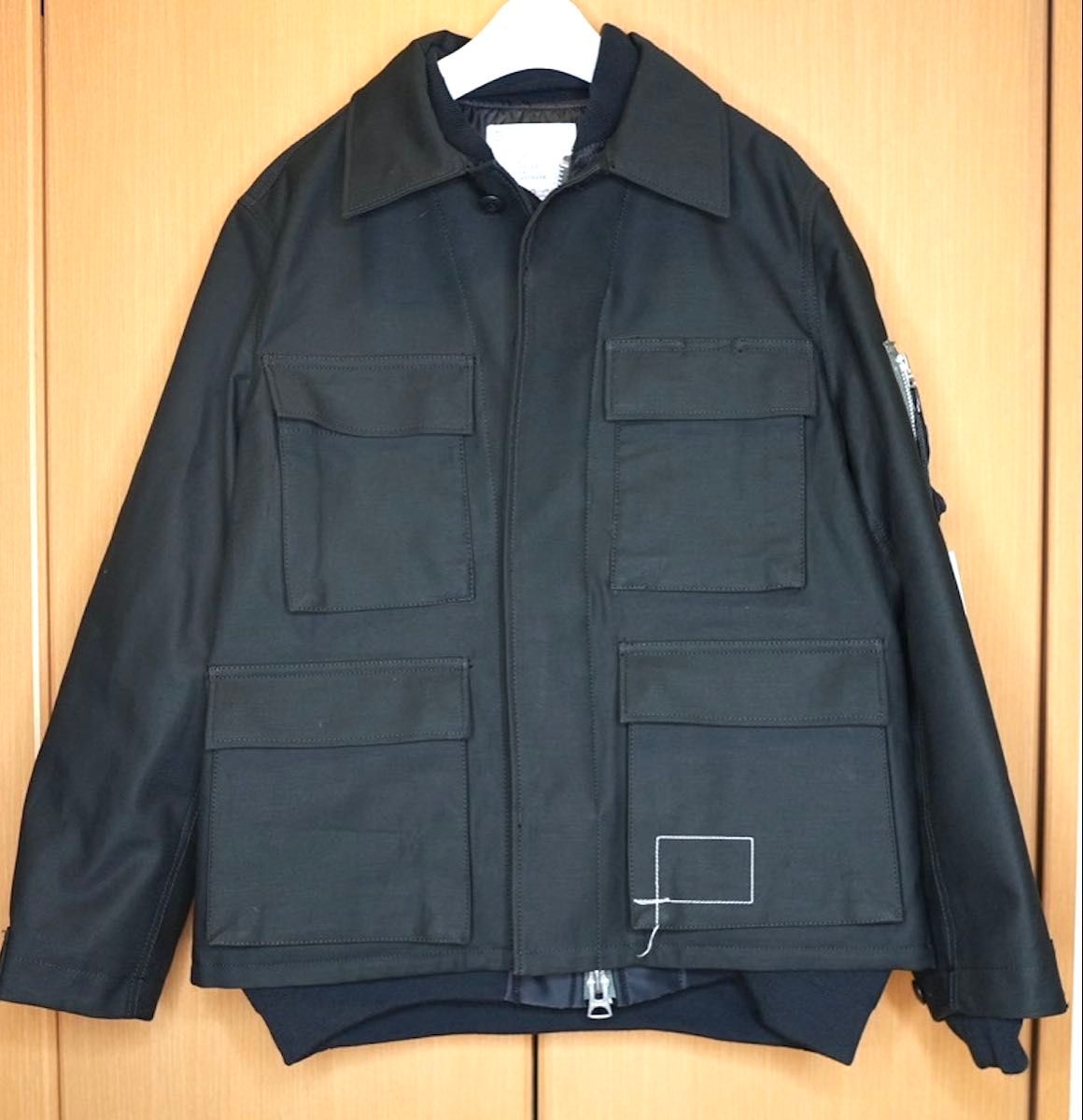 WTAPS x sacai Cotton Back Satin Jacket 1｜Yahoo!フリマ（旧PayPay