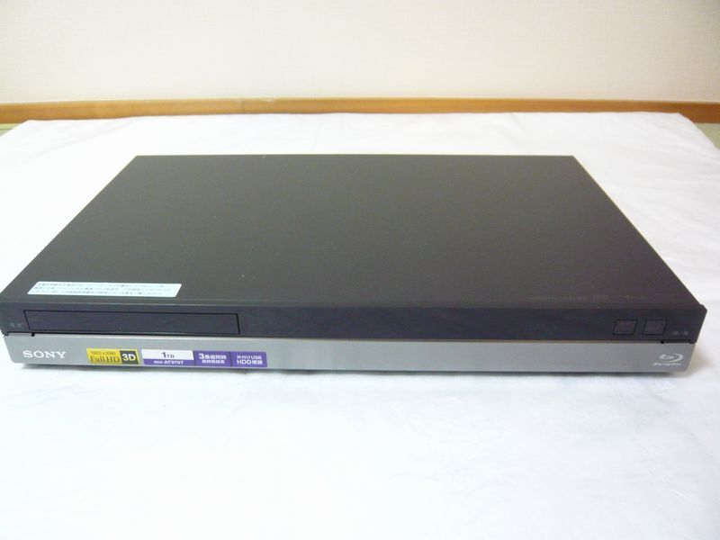 送料無料] SONY BDZ-AT970T 1TB 3番組同時録画 BDレコーダー リモコン