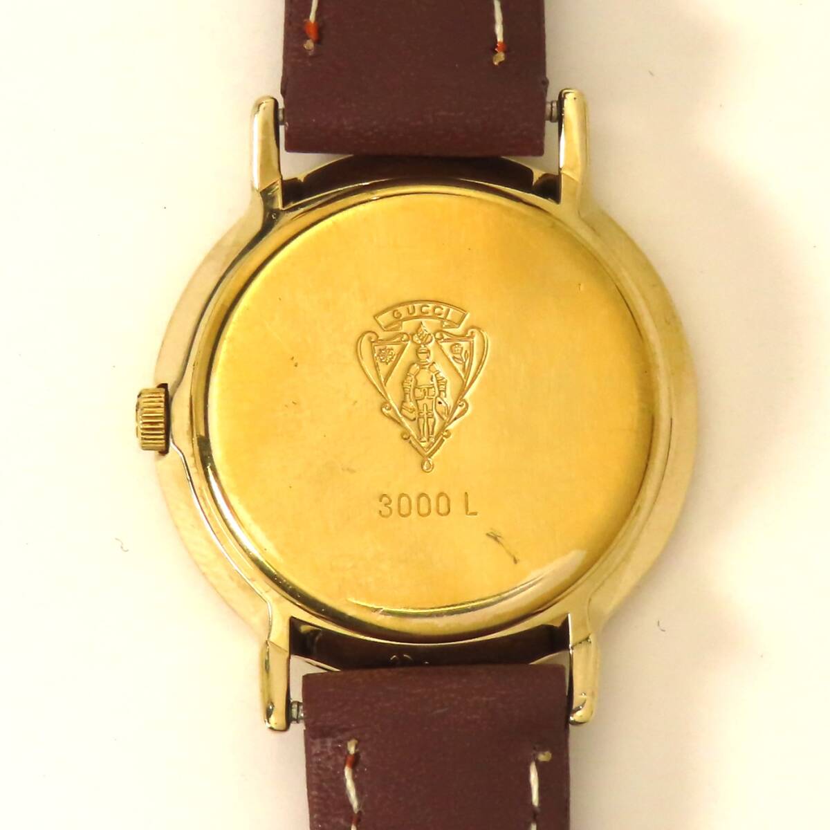 稼働品 GUCCI グッチ クオーツ 腕時計 シェリーライン 3000L