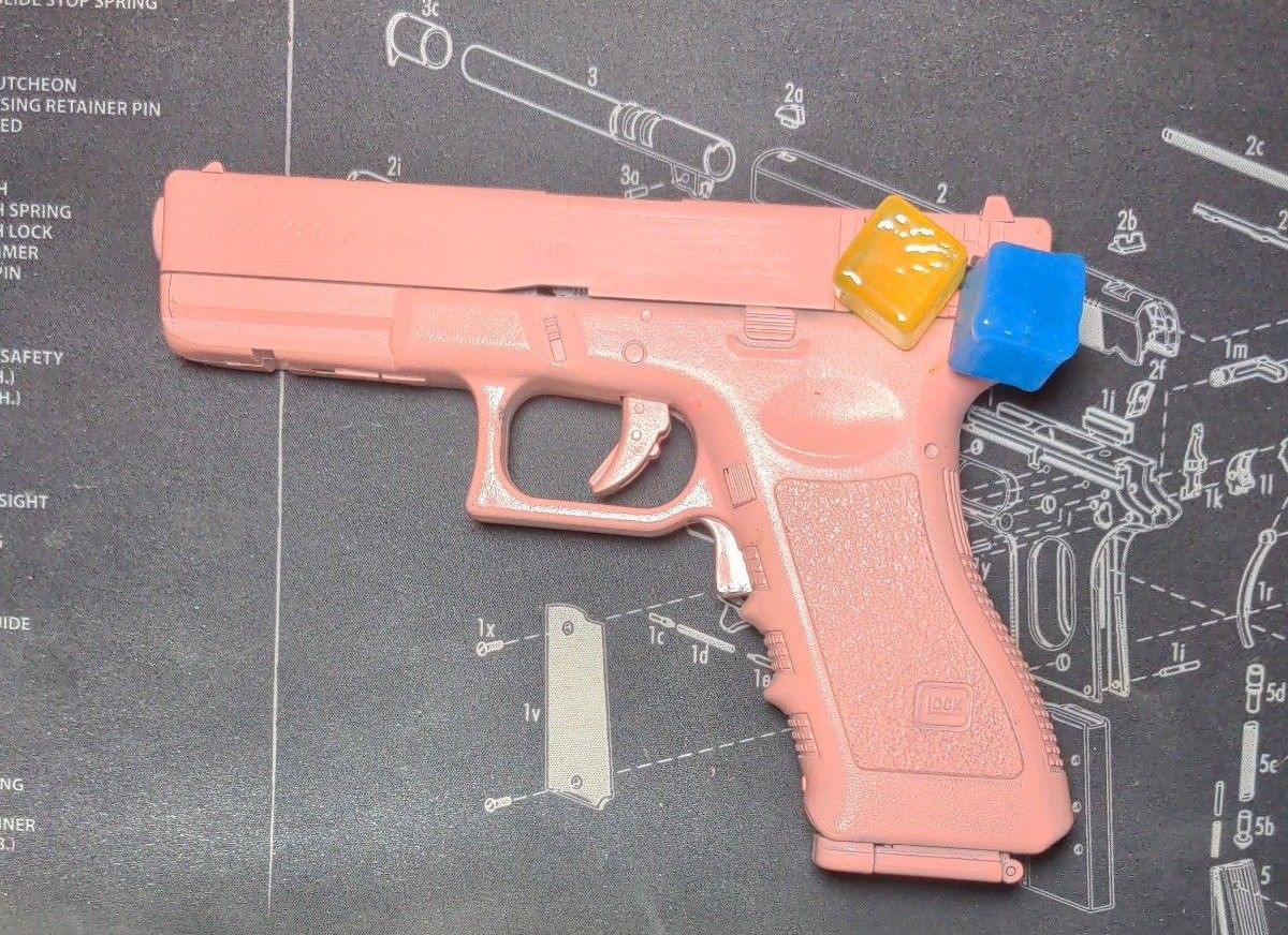GLOCK26 エアガン 東京マルイ グロック カスタム済 ピンク TOKYO MARUI