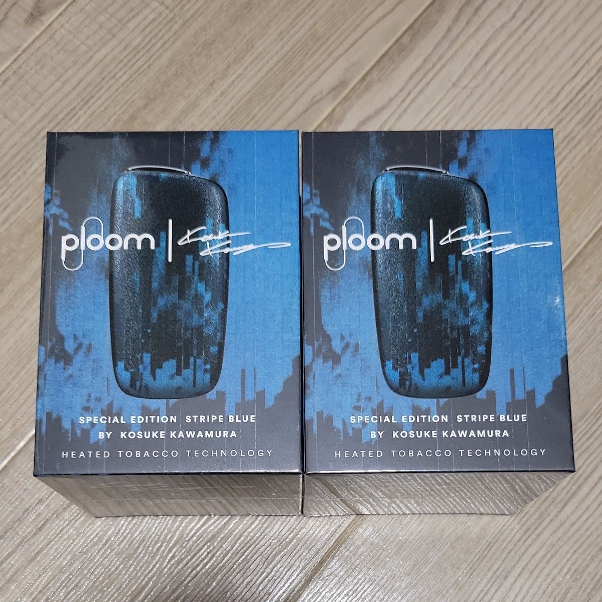 プルームx Ploom X ADVANCED 限定デザイン 河村康輔 ストライプブルー