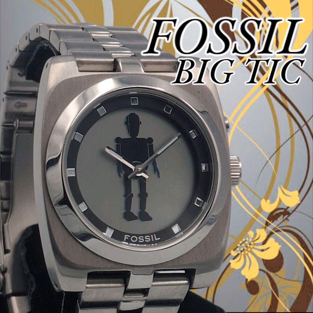 極上品 レア 】fossil bigtic ビッグチック ピトグラム ロボット