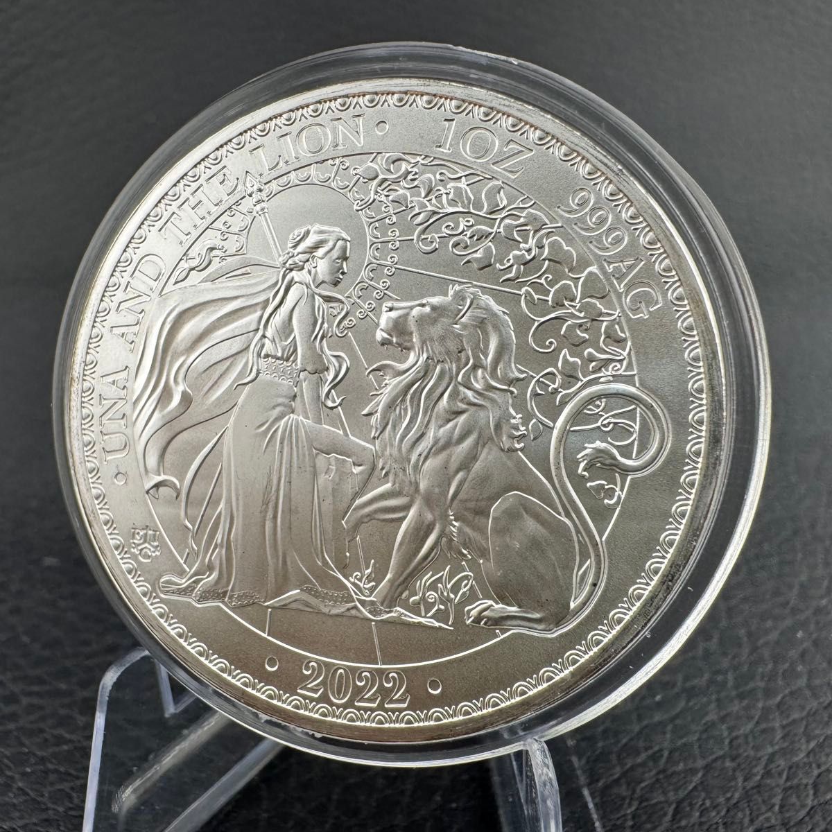 銀貨 セントヘレナ ウナとライオン 2022年 1オンス 1oz 純銀 アクリル