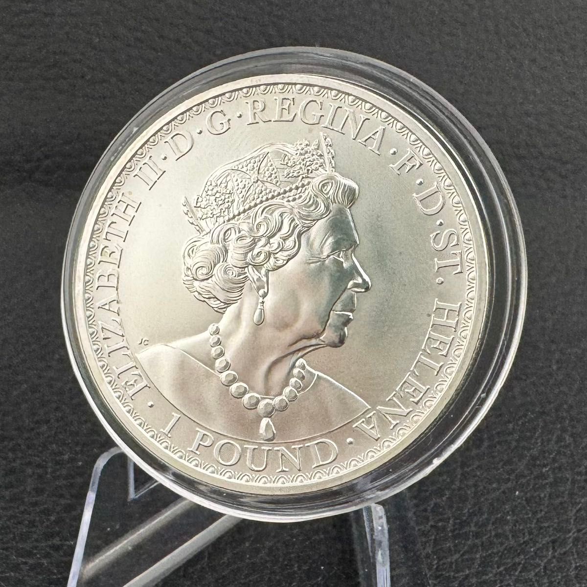 銀貨 セントヘレナ ウナとライオン 2022年 1オンス 1oz 純銀 アクリル