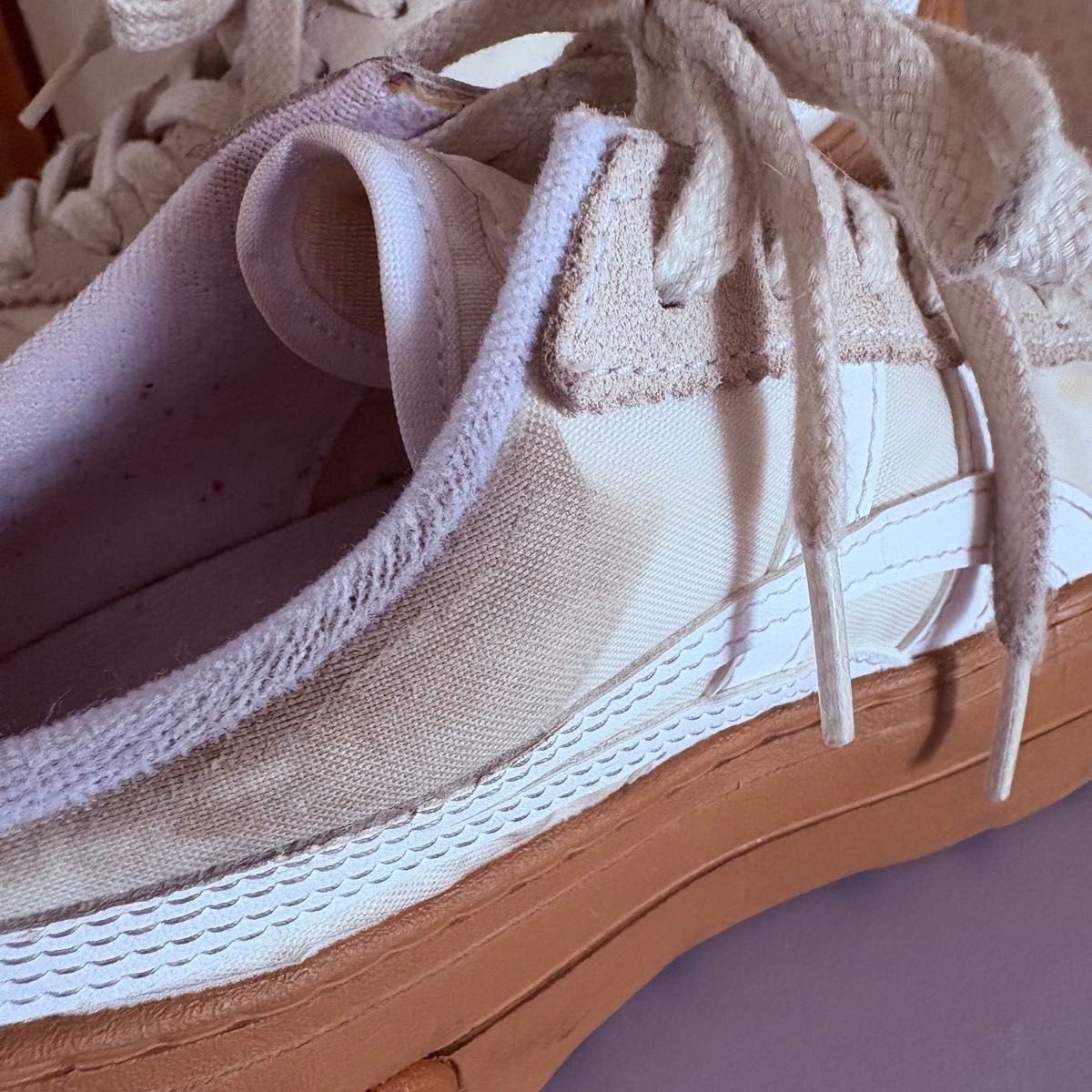 Onitsuka Tiger】DELEGATION CHUNK 24 5 白 スニーカー オニツカ