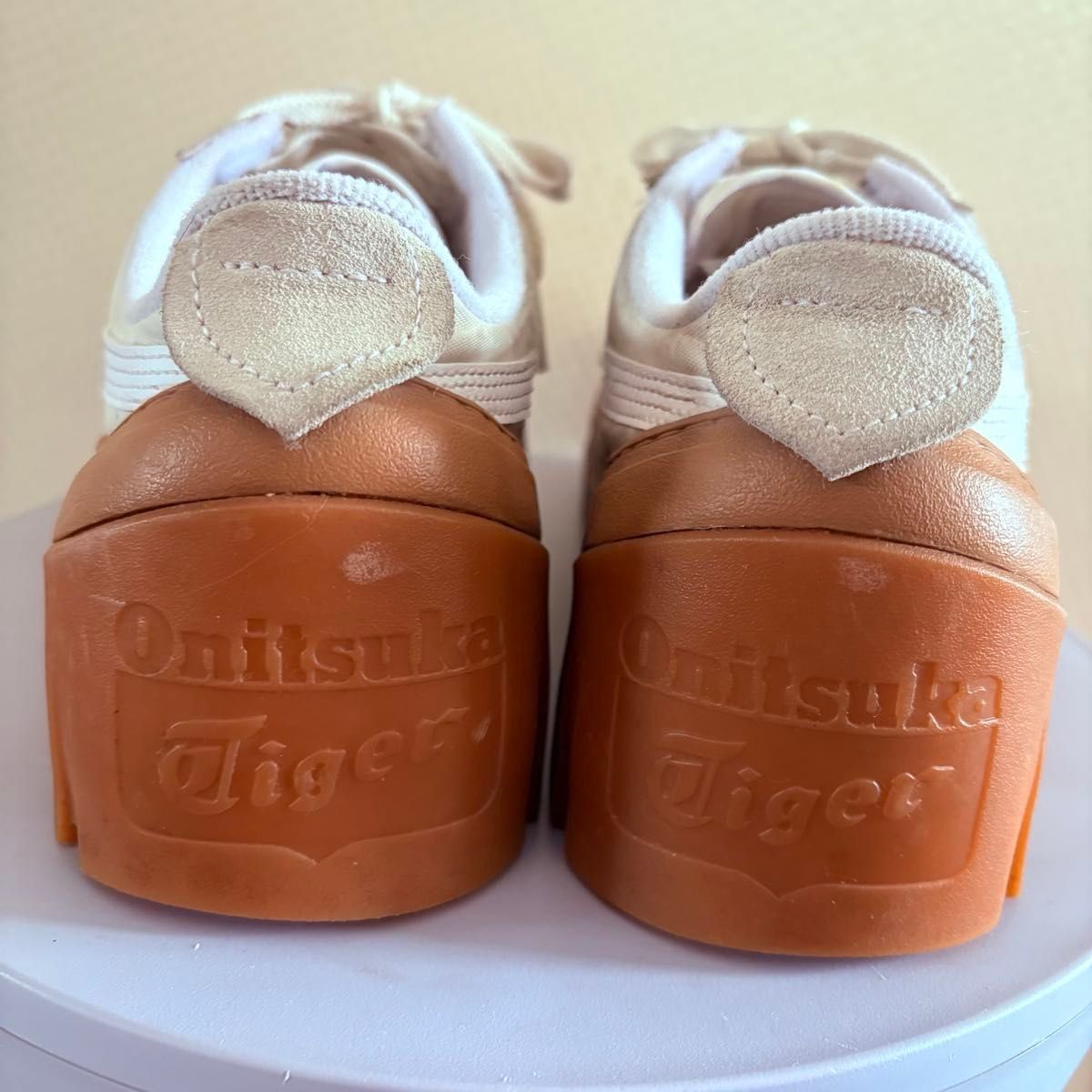 Onitsuka Tiger】DELEGATION CHUNK 24 5 白 スニーカー オニツカ