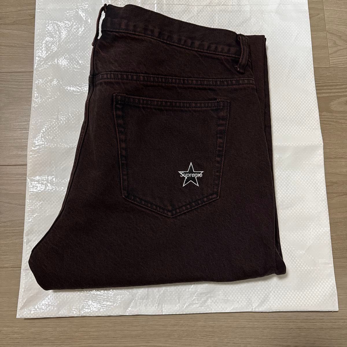 Supreme Regular Jean Overdye Red 25SS 34インチ シュプリーム