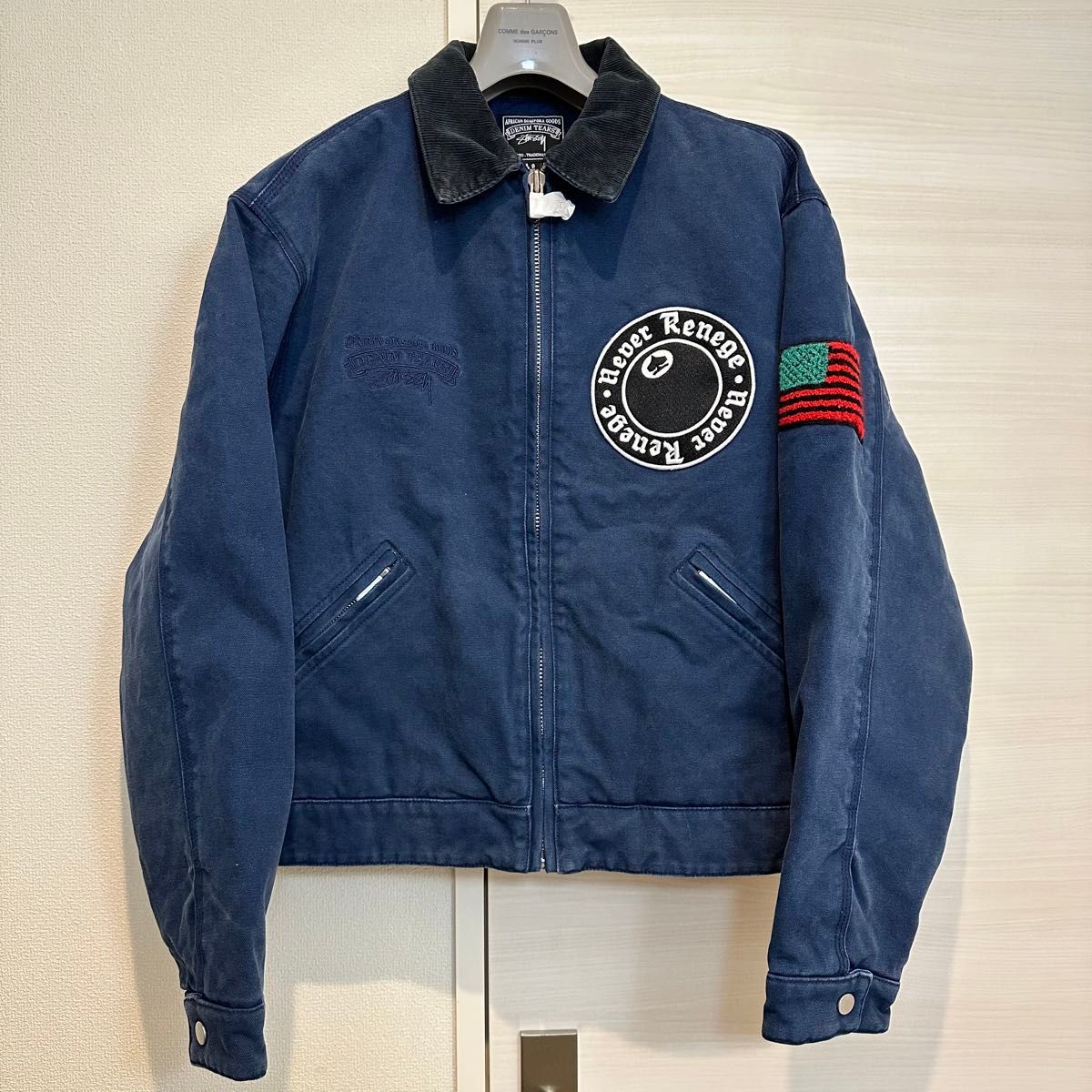 STUSSY Denim Tears Canvas Jacket S ステューシー デニムティアーズ