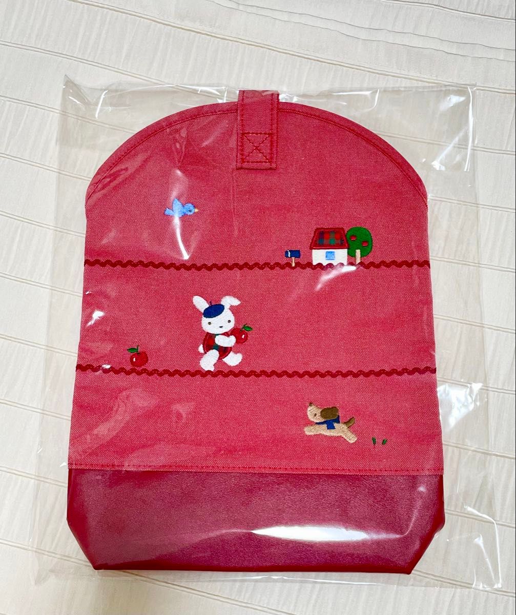 新品 ファミリア シューズバッグ レッド｜Yahoo!フリマ（旧PayPayフリマ）