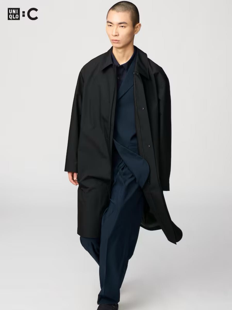 新作 UNIQLO C ブロックテックステンカラーコート 各種 新品未使用