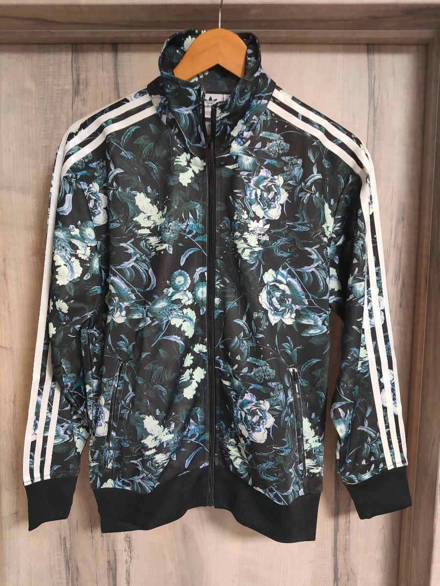 S 新品 adidas アディダス オリジナルス 総柄 ジャージ 花柄 SST