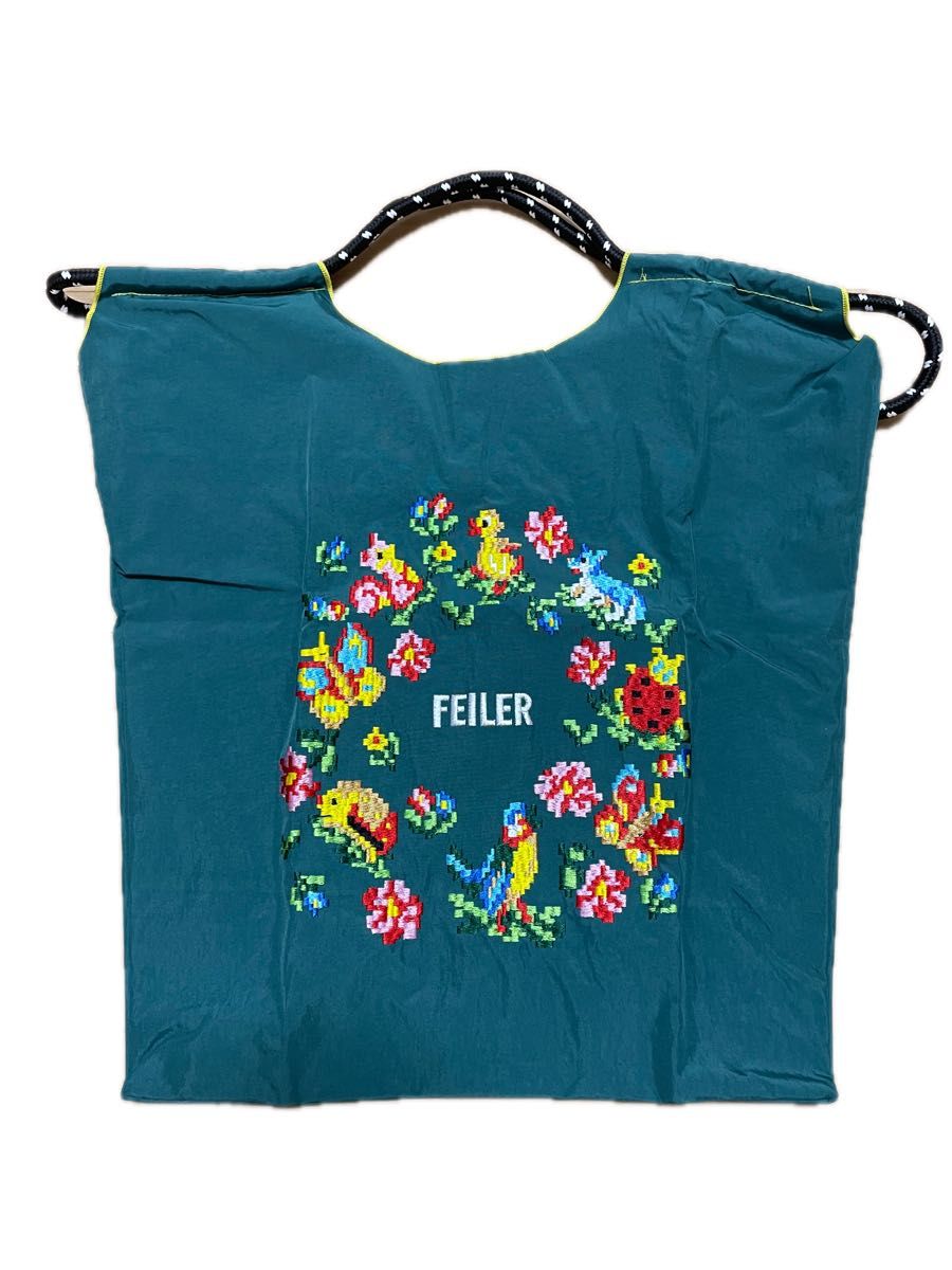 ボールアンドチェーン FEILER アヒル刺繍 エコバッグ Mサイズ ボール