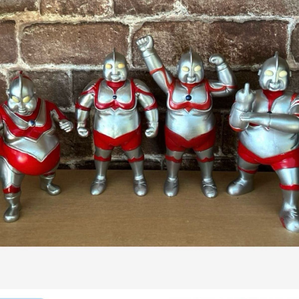 デブトラマン フィギュア デブ ぽっちゃり ウルトラマン 4体セット
