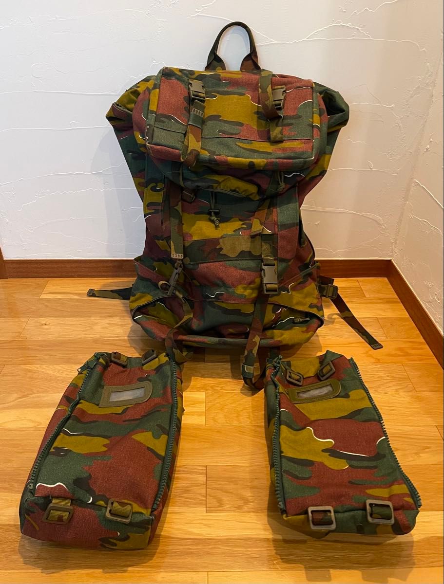 ベルギー軍 ジグソーカモ 大型バックパック リュック｜Yahoo!フリマ