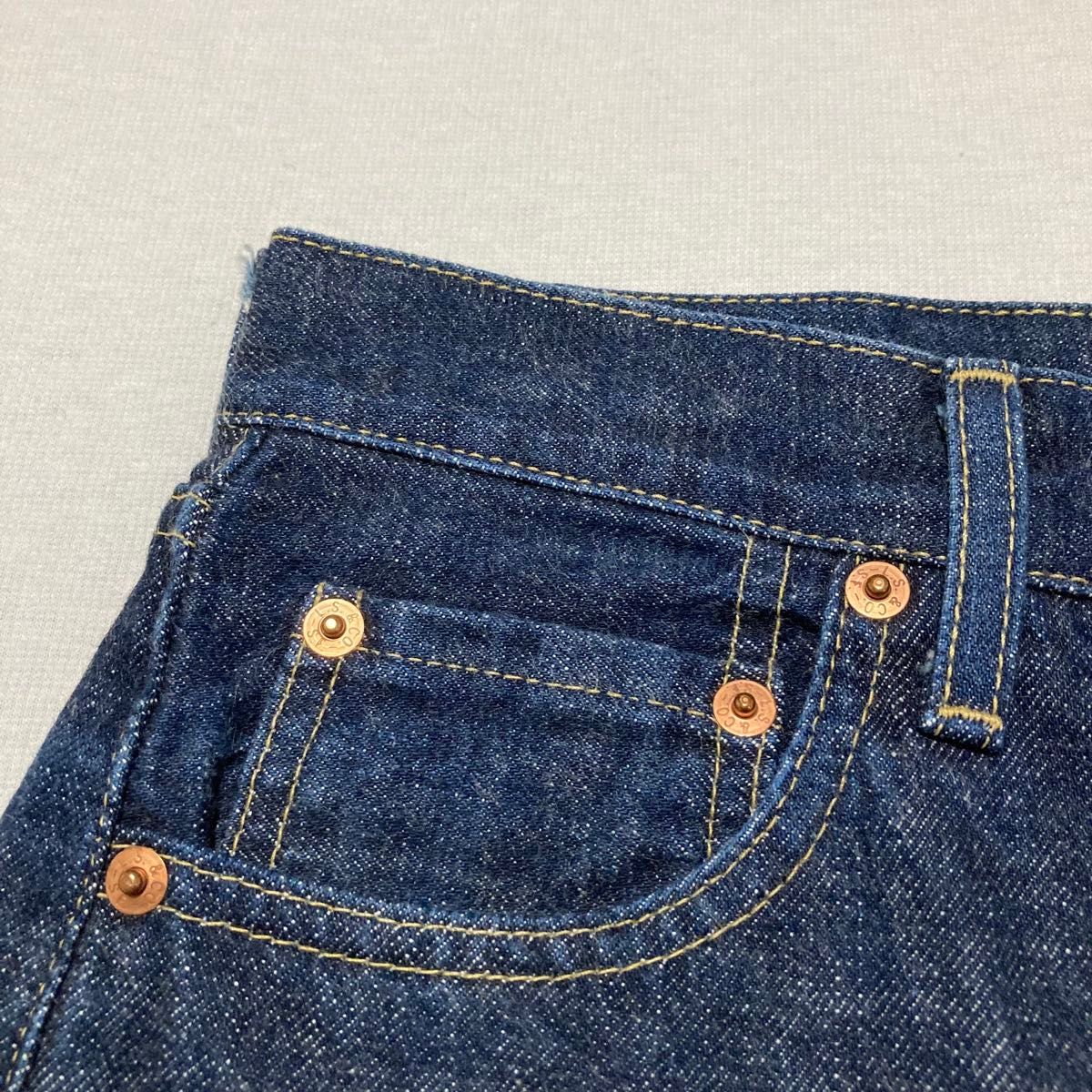 美品 日本製 赤耳 97年 Levi's 702XX W28 140周年記念 復刻 levis bigE