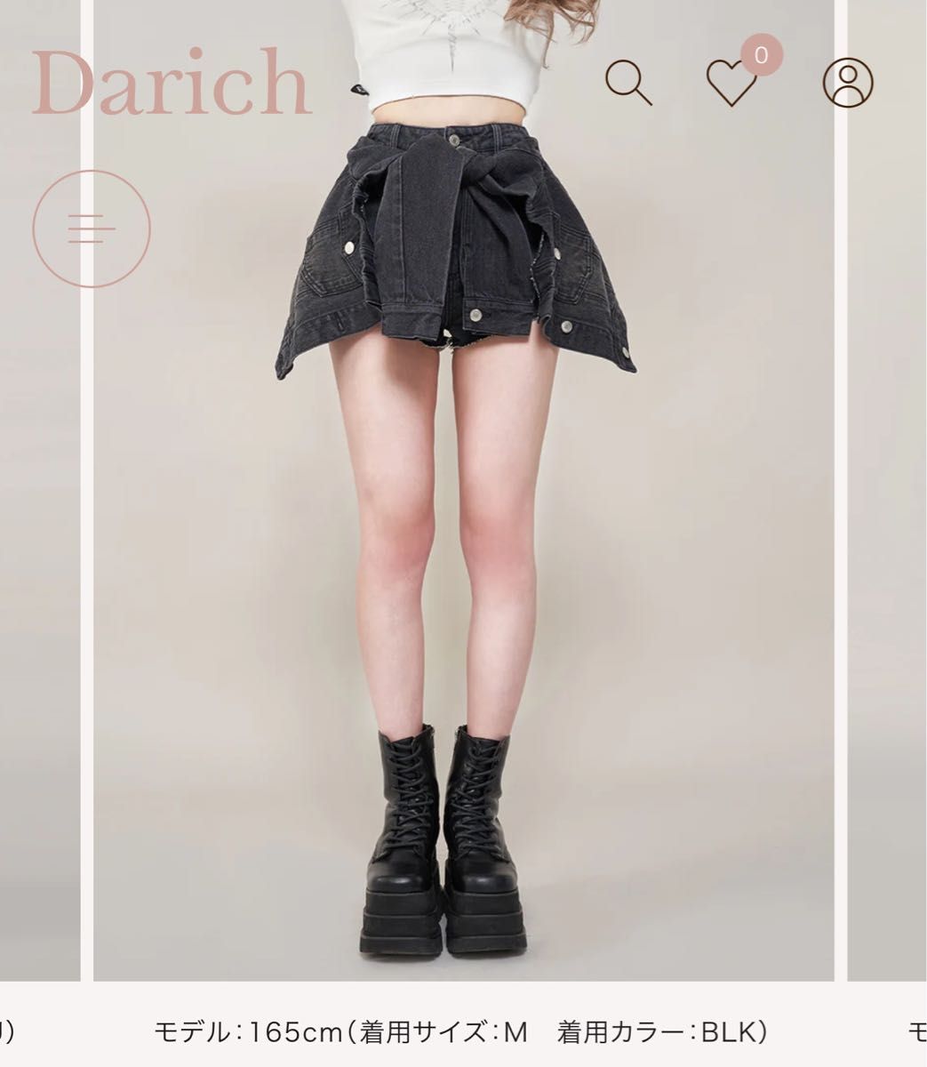 Darich ドッキングデザインデニムショートパンツ｜Yahoo!フリマ（旧