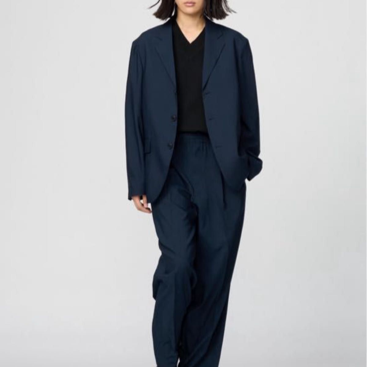 UNIQLO C ユニクロC 感動ジャケット L ネイビー 新品未使用｜Yahoo