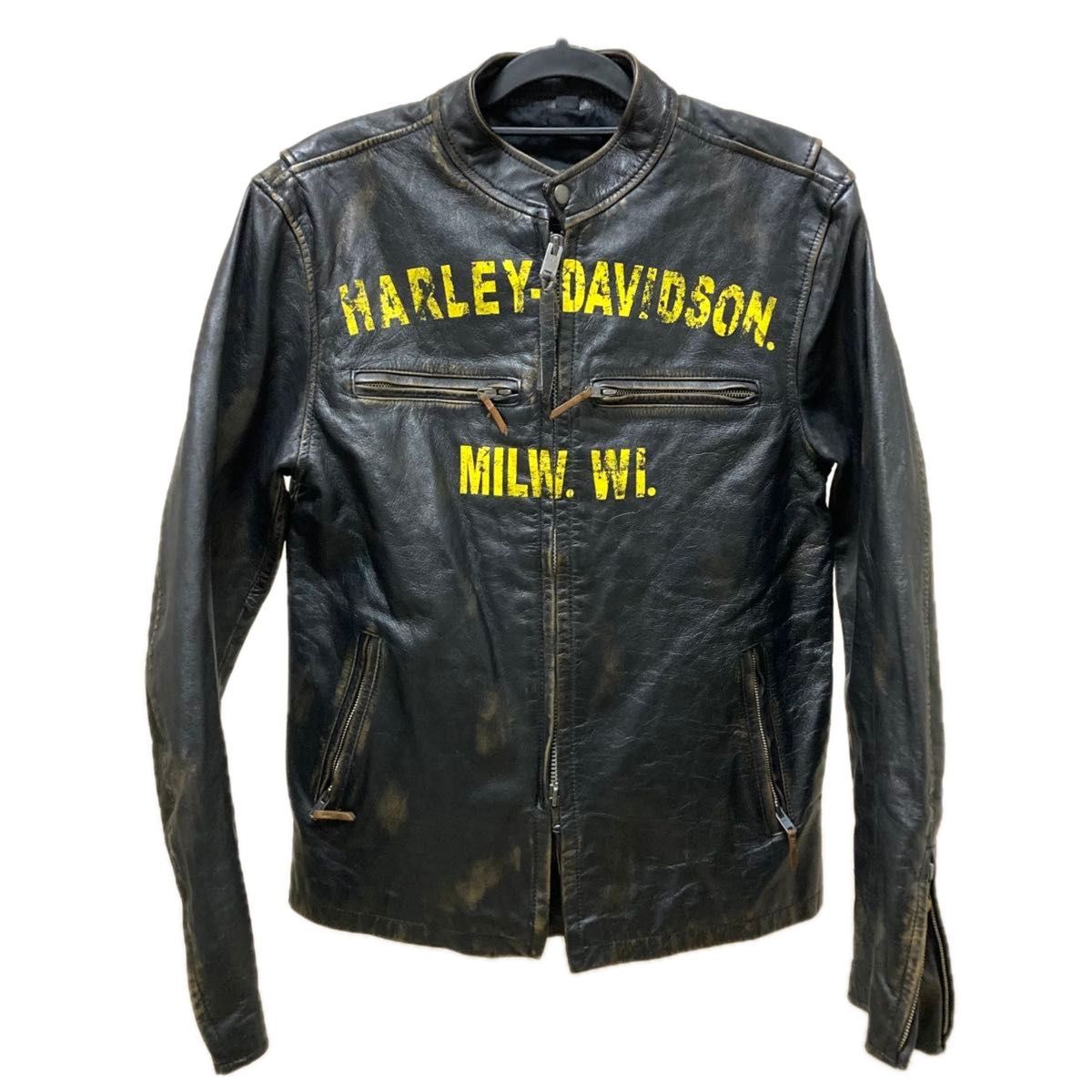HARLEY-DAVIDSON / ハーレーダビッドソン レザー シングル ライダース