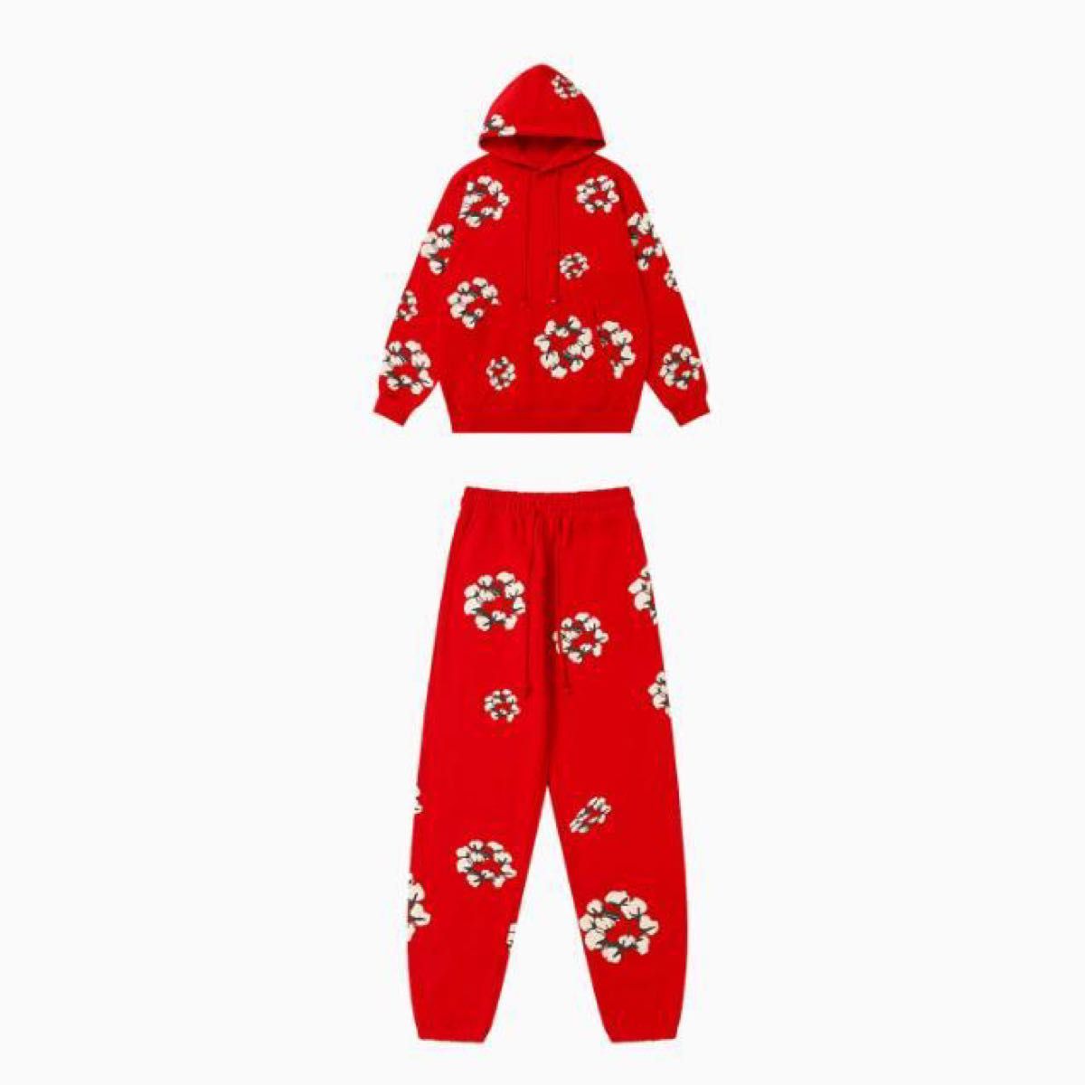 DENIM TEARS デニムティアーズ セットアップ レッド｜Yahoo!フリマ（旧