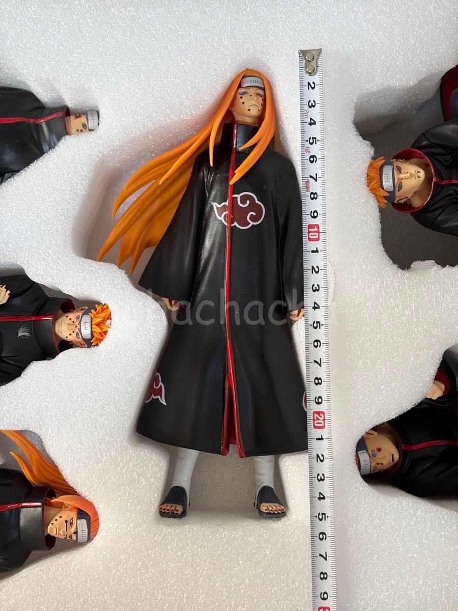 週末限定価格】NARUTO ナルト 暁 フィギュア 6体セット 台座付き 全長