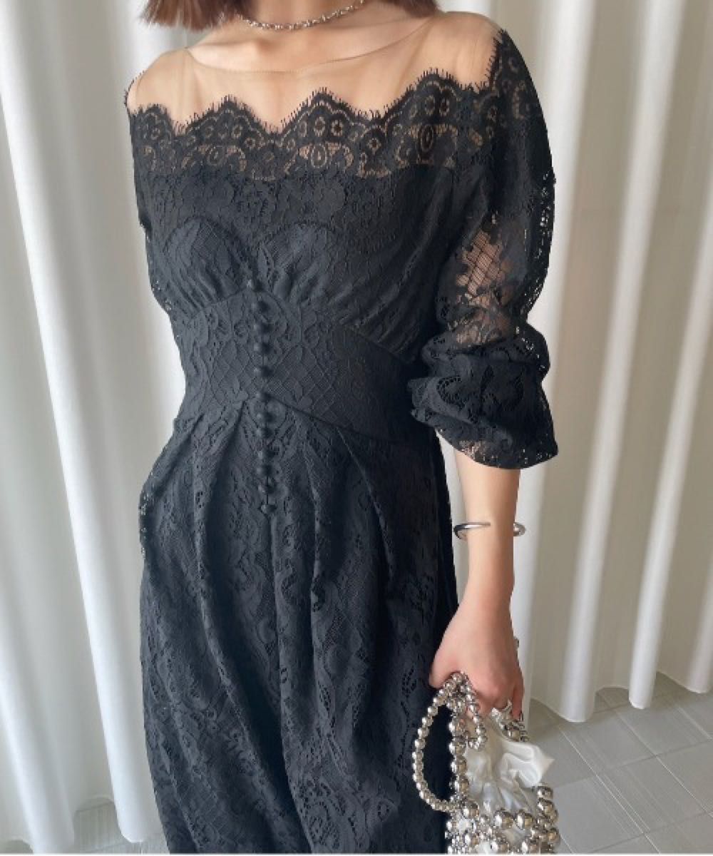 AMERI OFF SHOULDER LACE LIKE ROMPERS｜Yahoo!フリマ（旧PayPayフリマ）