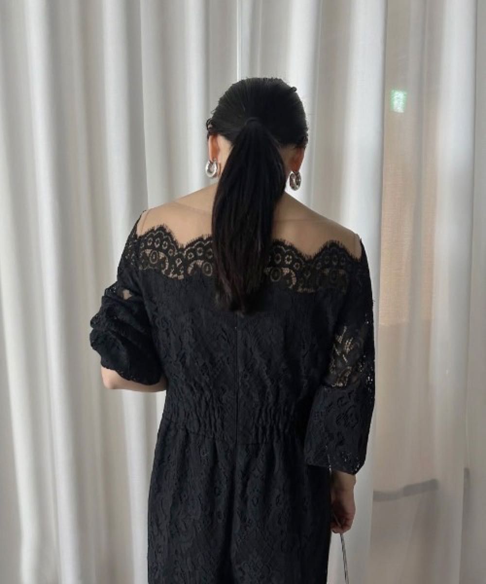 AMERI OFF SHOULDER LACE LIKE ROMPERS｜Yahoo!フリマ（旧PayPayフリマ）