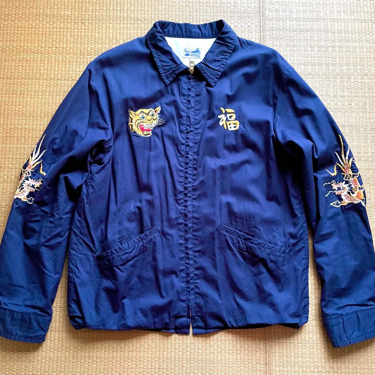 BEAMS×テーラー東洋 ベトジャン スカジャン ネイビー ビームス｜Yahoo