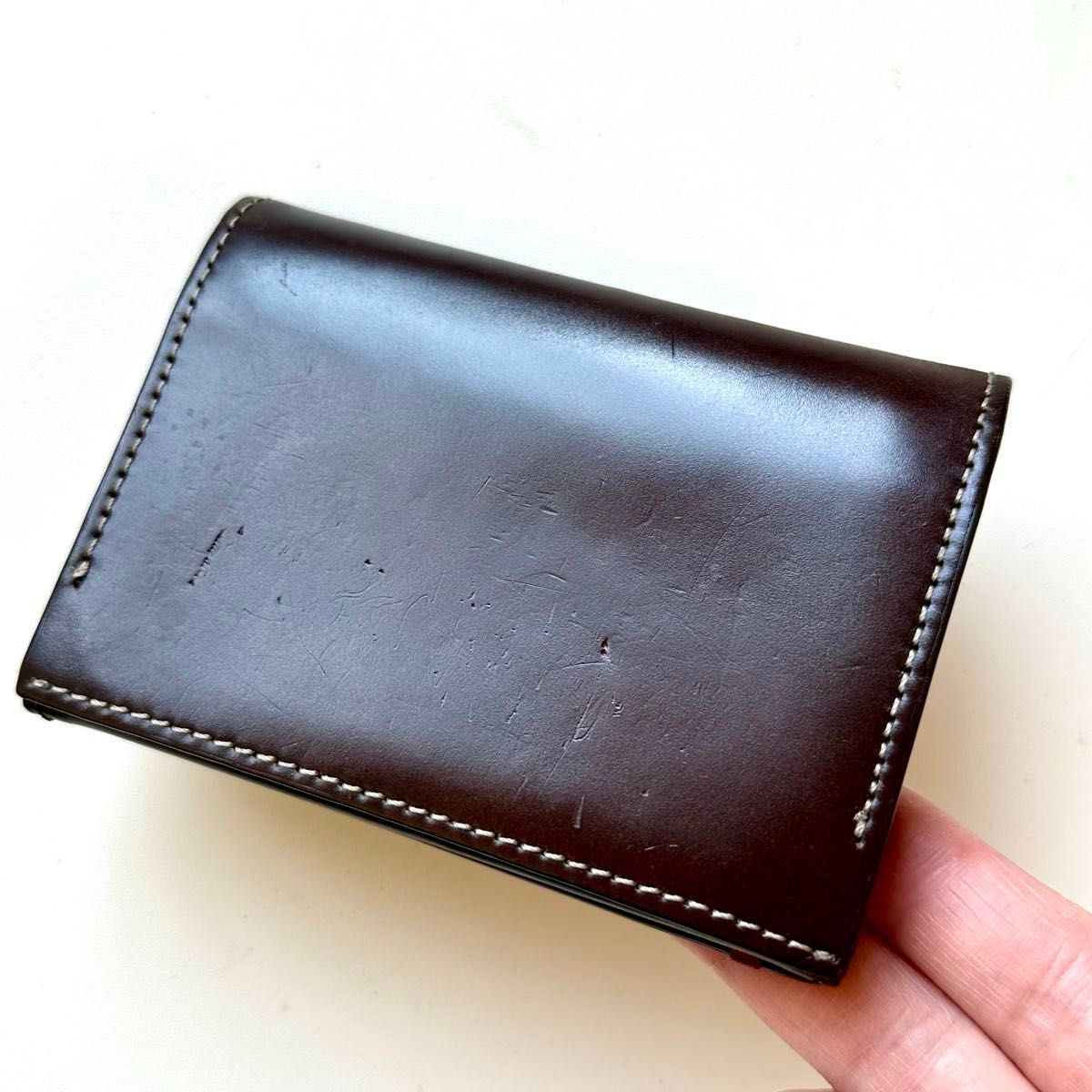 ポールスミス Paul Smith 名刺入れ コードバン ダークブラウン｜Yahoo