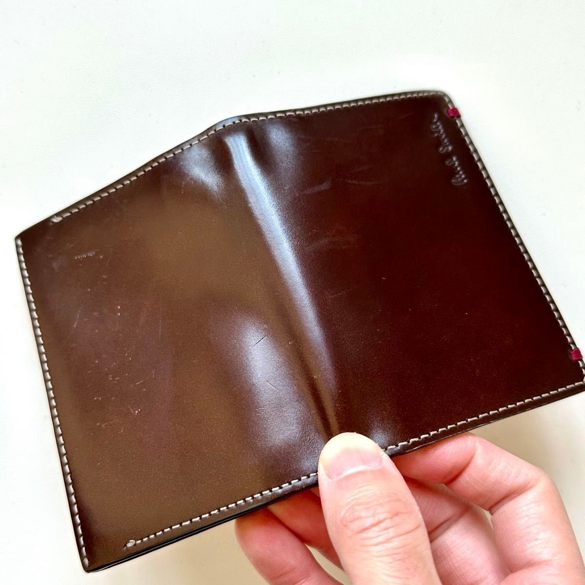 ポールスミス Paul Smith 名刺入れ コードバン ダークブラウン｜Yahoo