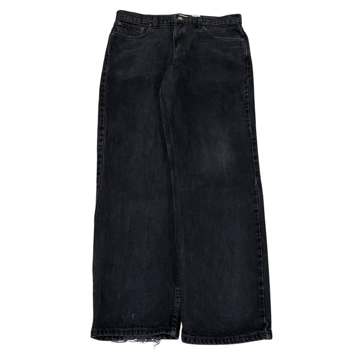 USA製 Levi's リーバイス 550 w36 l32 ブラックデニム 古着 バギー