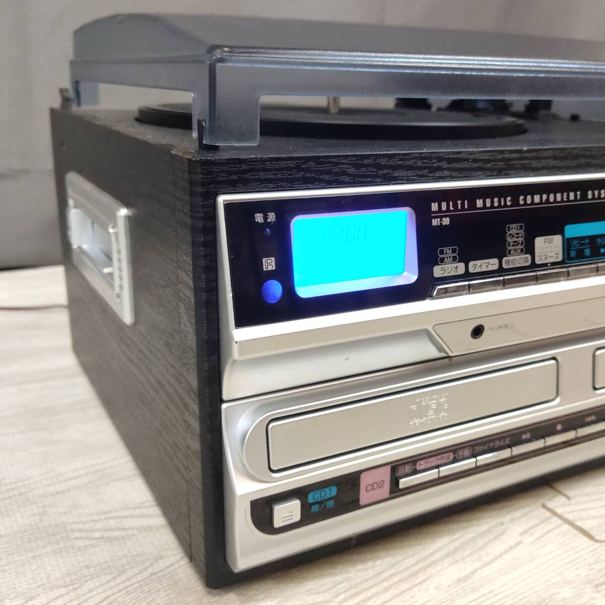 レコード/カセット/CD/AUX/ラジオ マルチミュージックコンポ MT-39