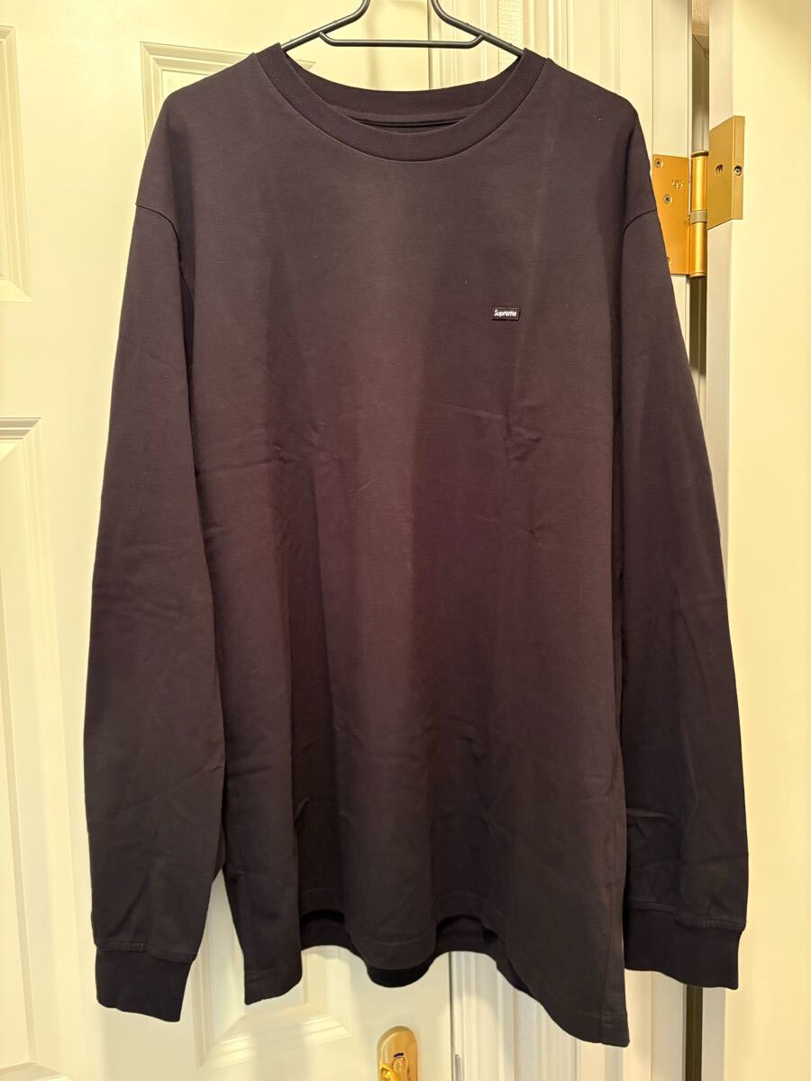 L Supreme Small Box Logo L/S Tee Black Large シュプリーム スモール