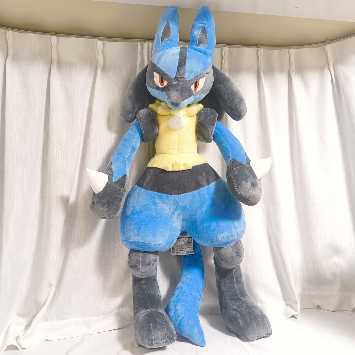 タグ付き美品】等身大 ルカリオ ぬいぐるみ ポケモン 約120cm 受注生産