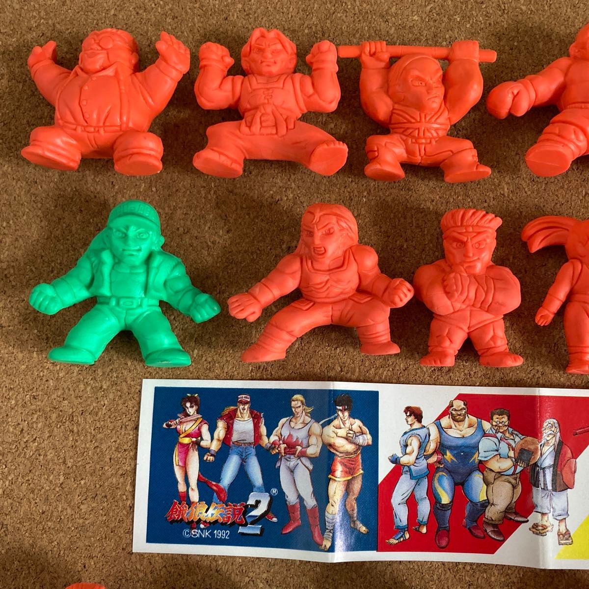 餓狼伝説 キャラクター 消しゴム パート1 パート2 全24種 コンプリート