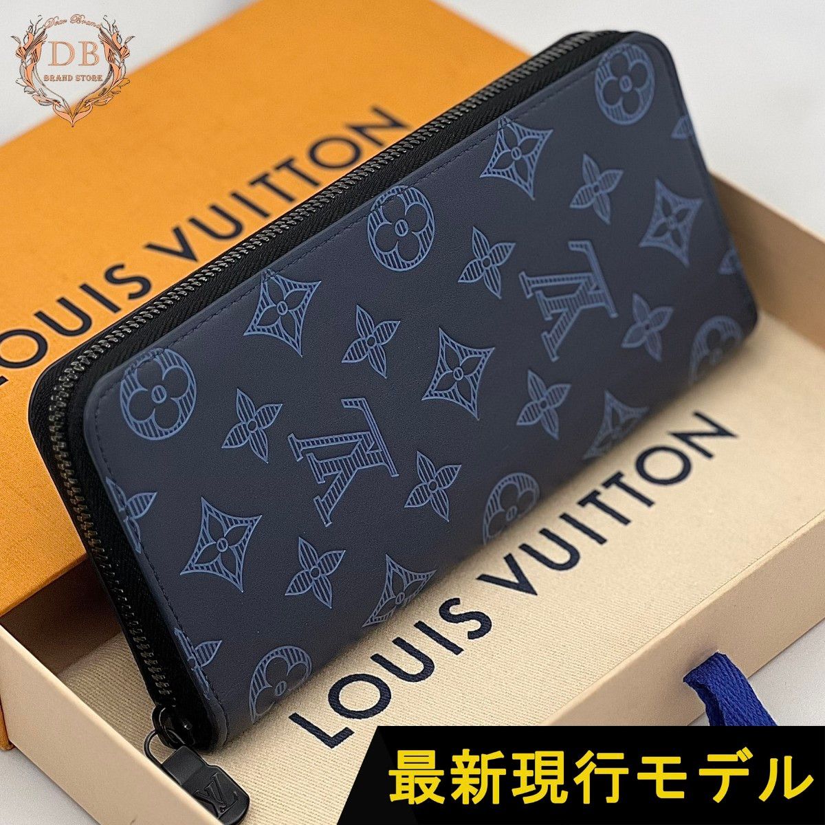 箱袋付】 ルイヴィトン モノグラムシャドウ ヴェルティカル 長財布