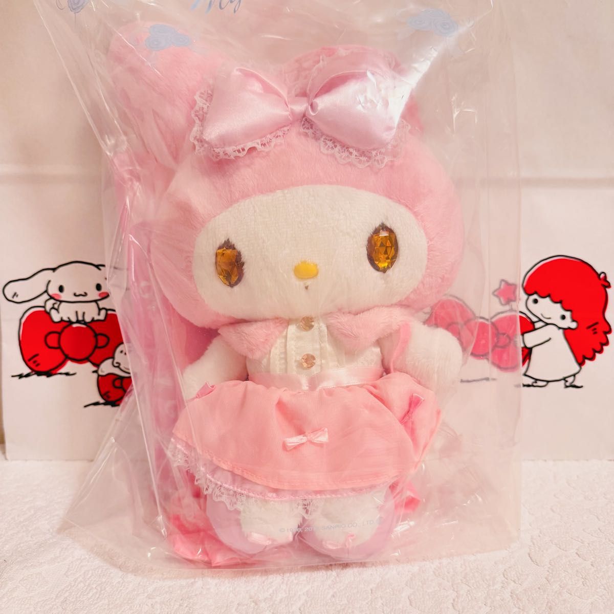 新品未開封 サンリオ KDDI 電報 マイメロディ マイメロぬいぐるみ