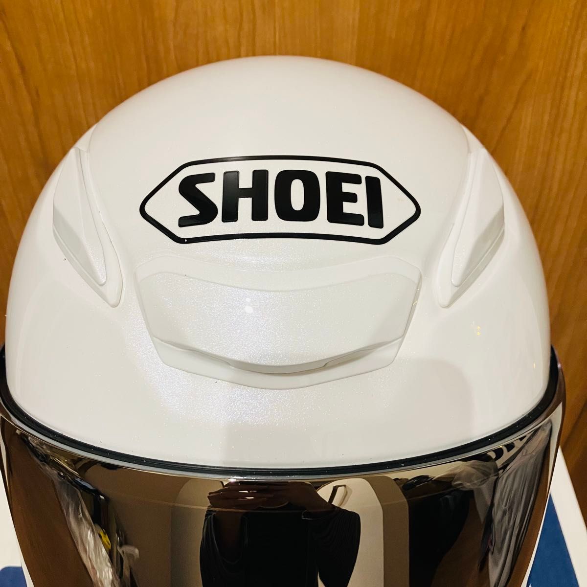 値下げ 無傷の超美品 SHOEI Z-8 新品ミラーシールド装着 インカム付き