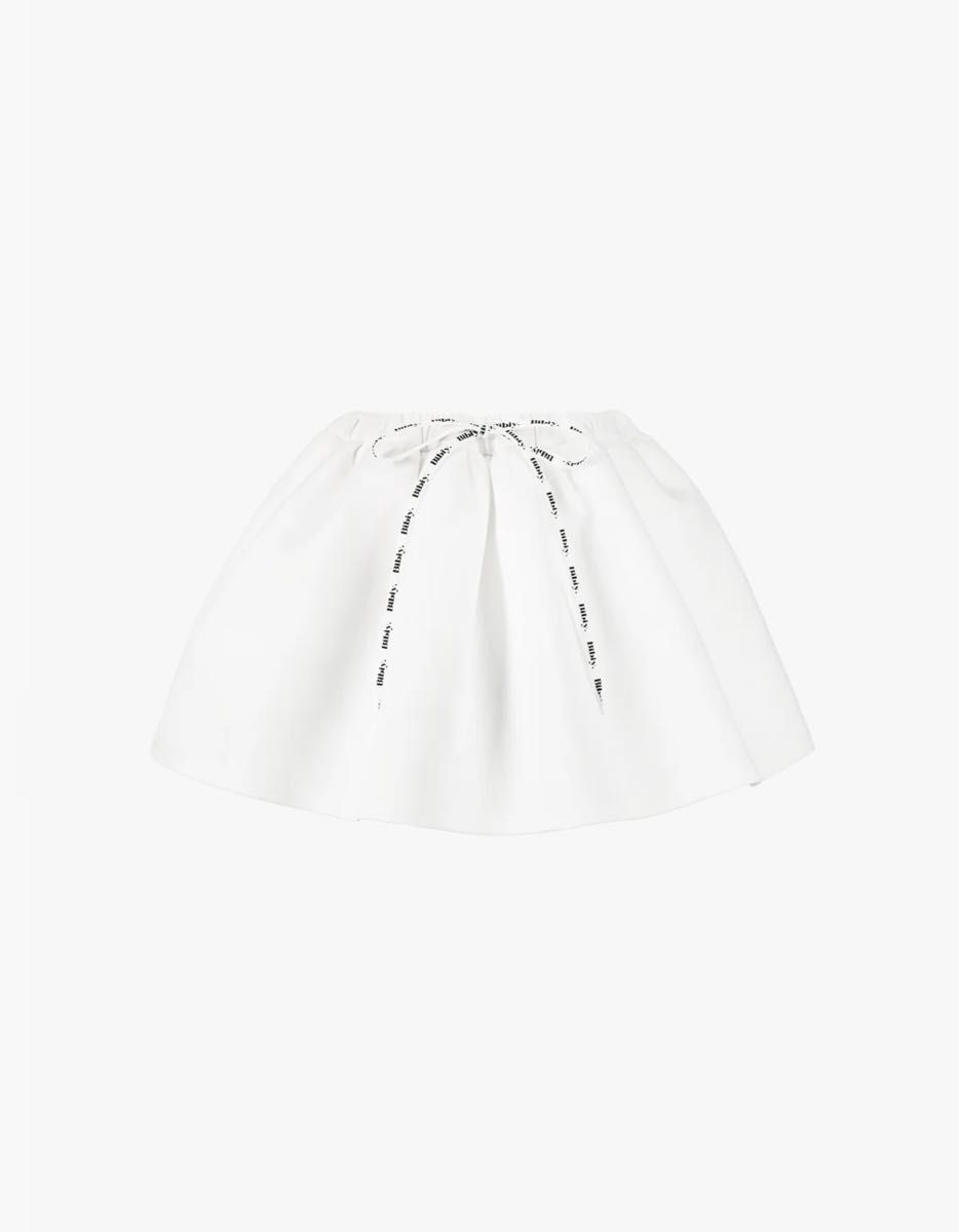 新品 bibiy NELLY MINI SKIRT ミニスカート フレア ホワイト 白｜Yahoo