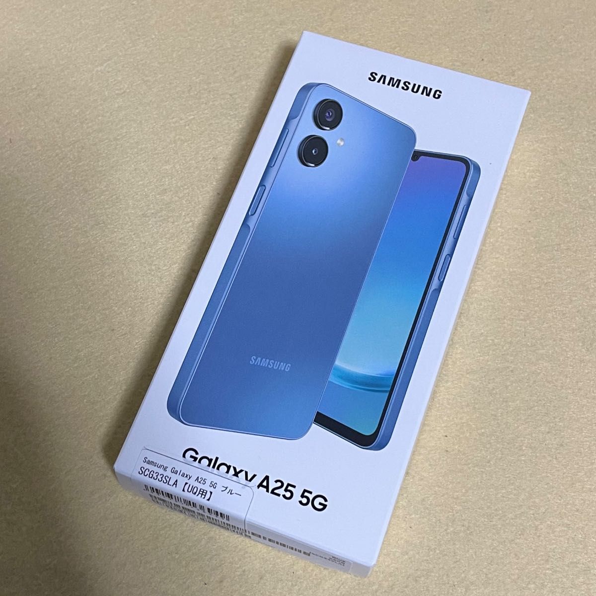 新品/未開封】Galaxy A25 5G ブルー 一括購入/UQ版SIMフリー 04063